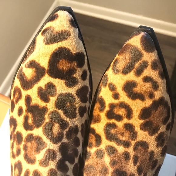 ๐NWT Marc Fisher Calf Hair Leopard Bootie 8.5 - Picture 9 of 12